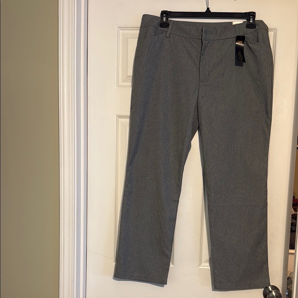 Men's Gray Dress Pants - Classic Straight Fit